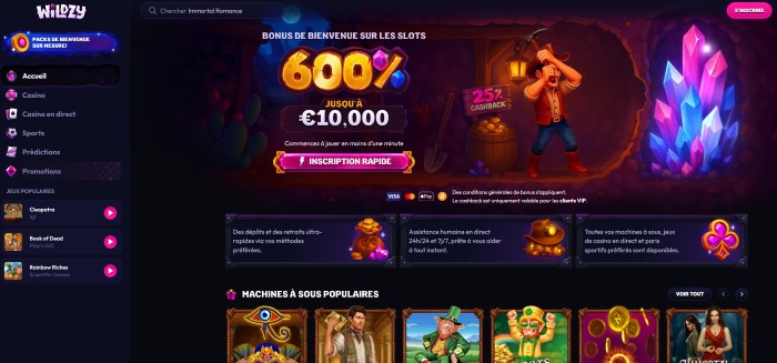 wildzy casino